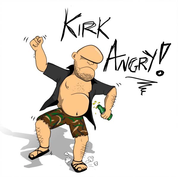 Kirk Angry! with color